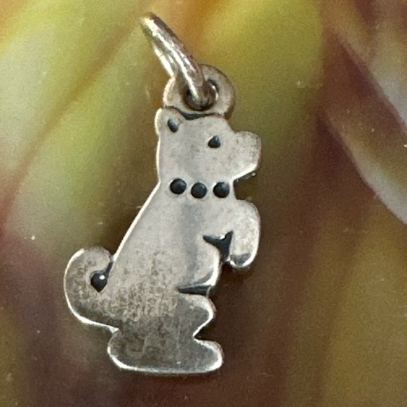 James Avery Sterling Silver Sitting Dog Pendant Charm Puppy Pet 925 Retired - Picture 6 of 9